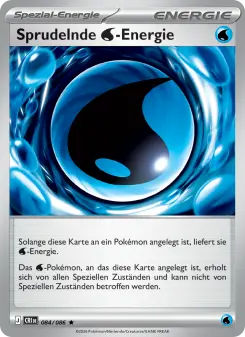 Sprudelnde Water-Energie