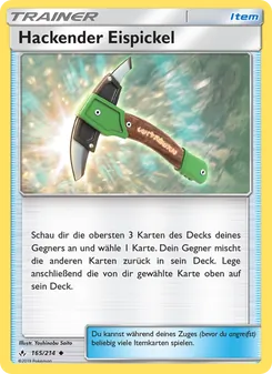 Hackender Eispickel