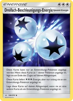 Dreifach-Beschleunigungs-Energie