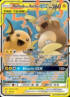 Raichu & Alola-Raichu GX
