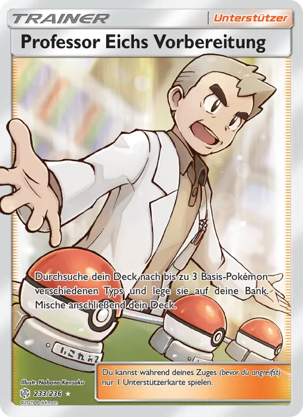 Professor Eichs Vorbereitung