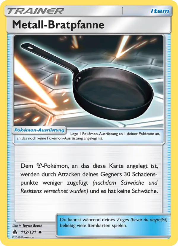 Metall-Bratpfanne