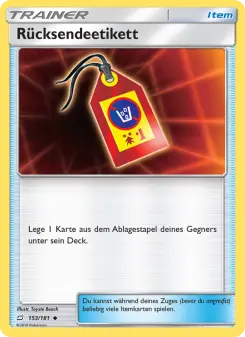 Rücksendeetikett