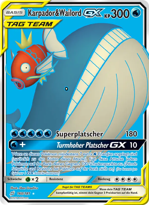Karpador & Wailord GX