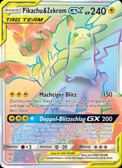 Pikachu & Zekrom GX