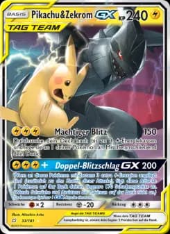 Pikachu & Zekrom GX