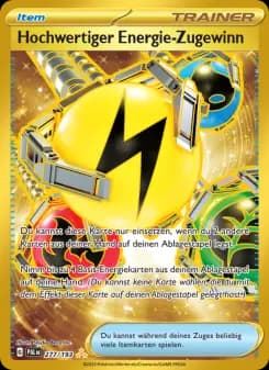 Hochwertiger Energie-Zugewinn