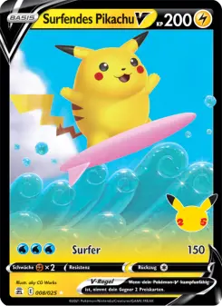 Surfendes Pikachu V