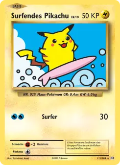 Surfendes Pikachu