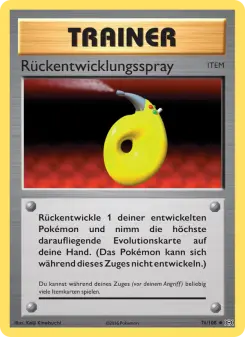 Rückentwicklungsspray