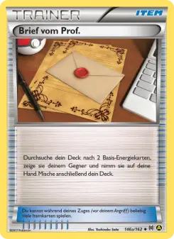 Brief vom Prof.