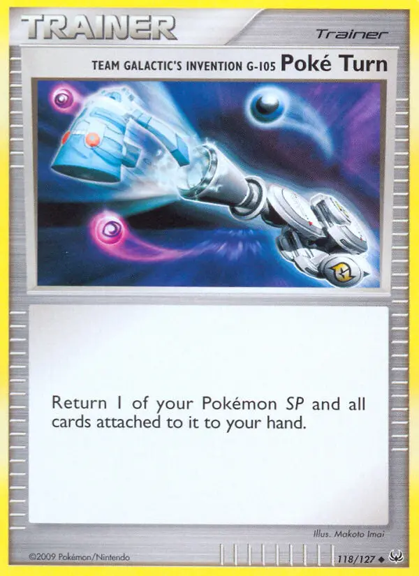 Team Galaktiks Erfindung G-105 Poké-Dreher