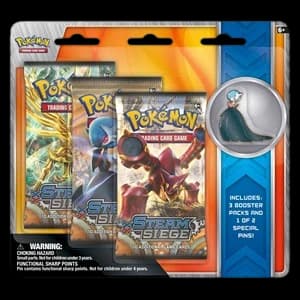 Steam Siege Collectible Pin 3 Pack Blister [Shiny Mega Gardevoir]