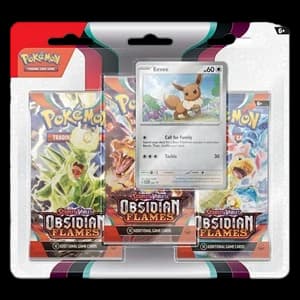 Obsidian Flames 3 Pack Blister [Eevee]