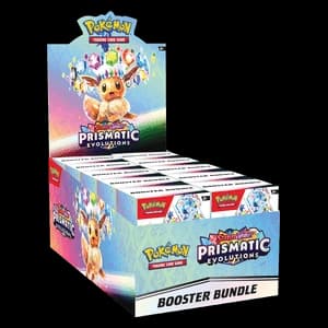 Prismatic Evolutions Booster Bundle Display