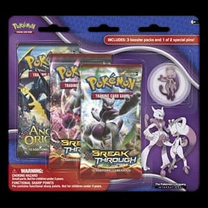 BREAKthrough Three Pack Pin Blisters [Mega Mewtwo Y]