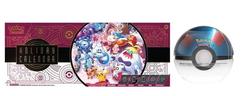 Costco Pokemon Pokemon Holiday Calendar and Great Ball Bundle
