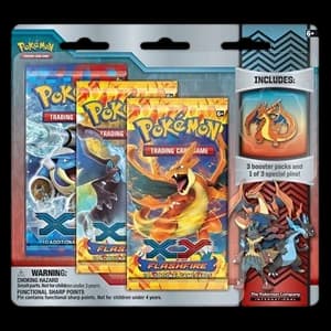 Flashfire Collector Pin 3 Pack Blister [Mega Charizard Y]