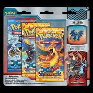 Flashfire Collector Pin 3 Pack Blister [Mega Charizard X]