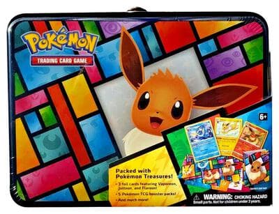 Eevee Pokemon Treasure Chest Tin