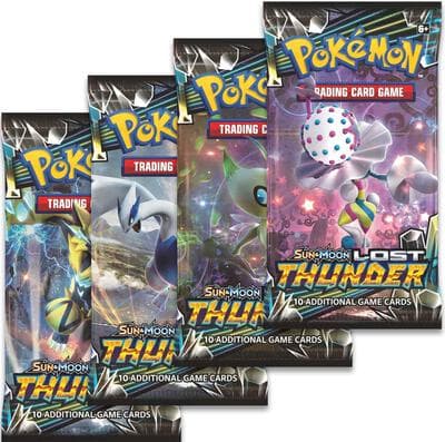 Lost Thunder Booster Pack Art Bundle [Set of 4]