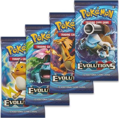 Evolutions Booster Pack Art Bundle [Set of 4]