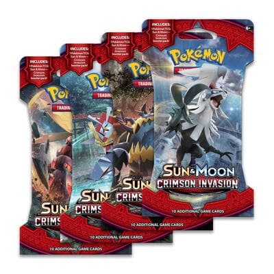 Crimson Invasion Sleeved Booster Pack Art Bundle [Set of 4]