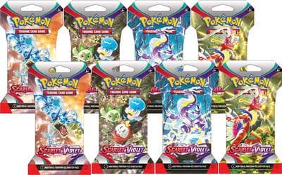 Scarlet & Violet Sleeved Booster Pack Bundle [Set of 8]
