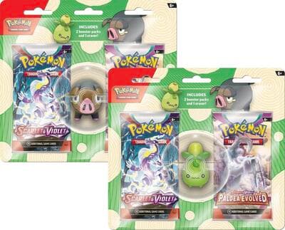 Pokemon TCG: Back to School Eraser Blister 2023 [Set of 2]