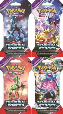 Temporal Forces Sleeved Booster Pack Art Bundle [Set of 4]