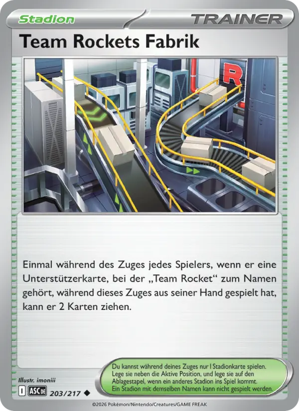 Team Rockets Fabrik