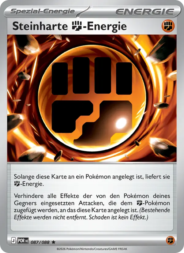 Steinharte Fighting-Energie