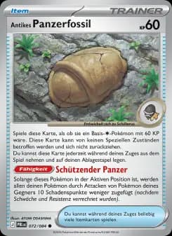 Antikes Panzerfossil