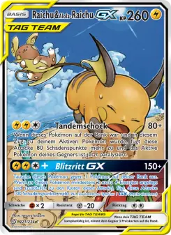 Raichu & Alola-Raichu GX