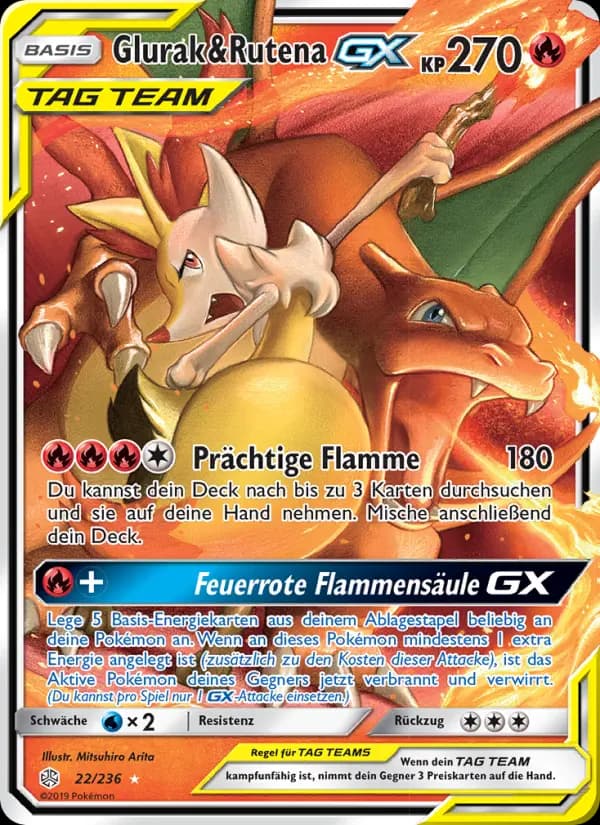 Glurak & Rutena GX