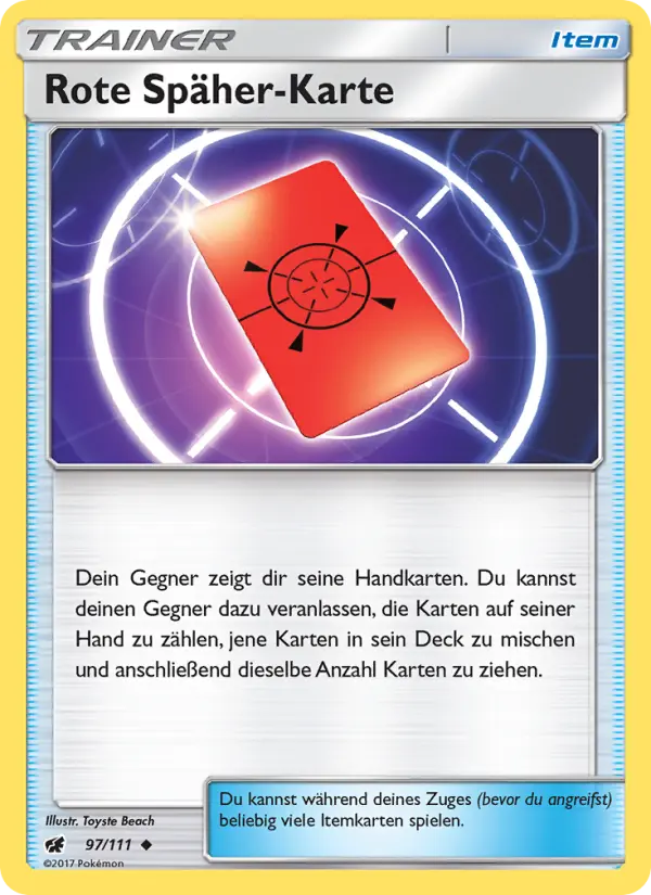 Rote Späher-Karte