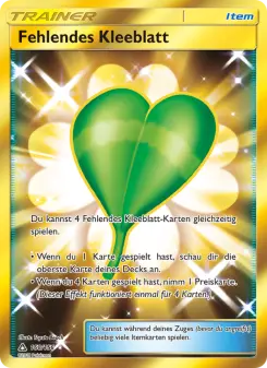Fehlendes Kleeblatt