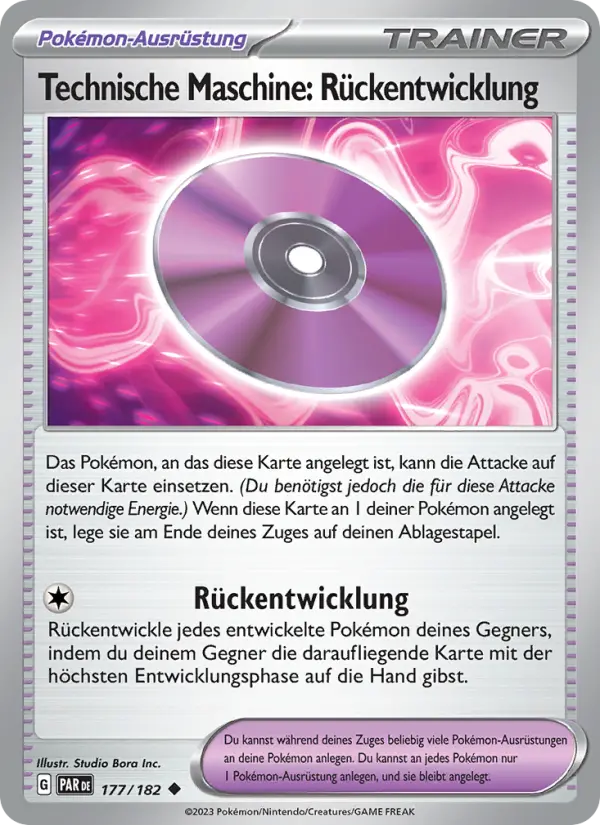 Technische Maschine: Rückentwicklung