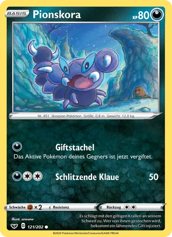 Pionskora