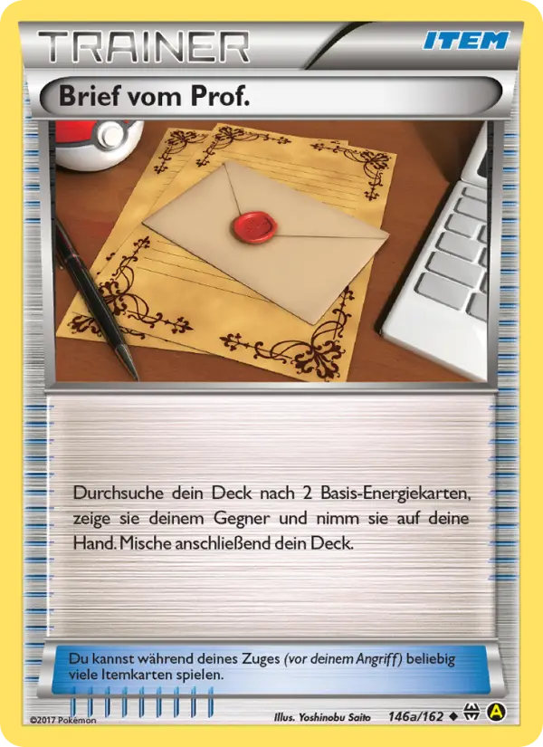 Brief vom Prof.