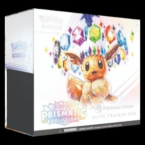 Prismatic Evolutions Pokemon Center Elite Trainer Box (Exclusive)