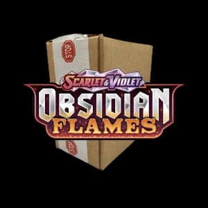Obsidian Flames Sleeved Booster Pack Case