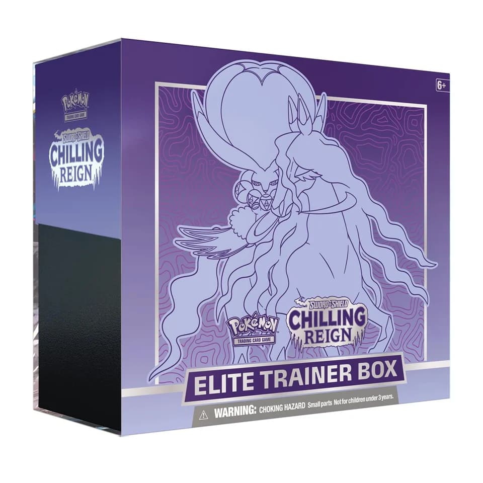 Schaurige Herrschaft Shadow Rider Calyrex Top-Trainer-Box