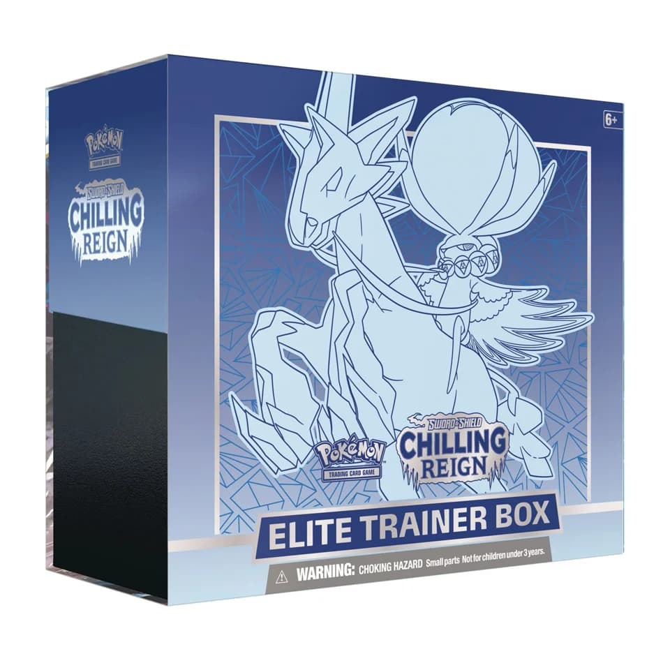 Schaurige Herrschaft Ice Rider Calyrex Top-Trainer-Box