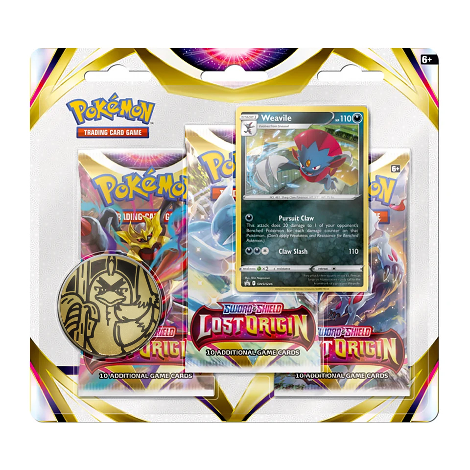 Verlorener Ursprung: Weavile 3er-Blister