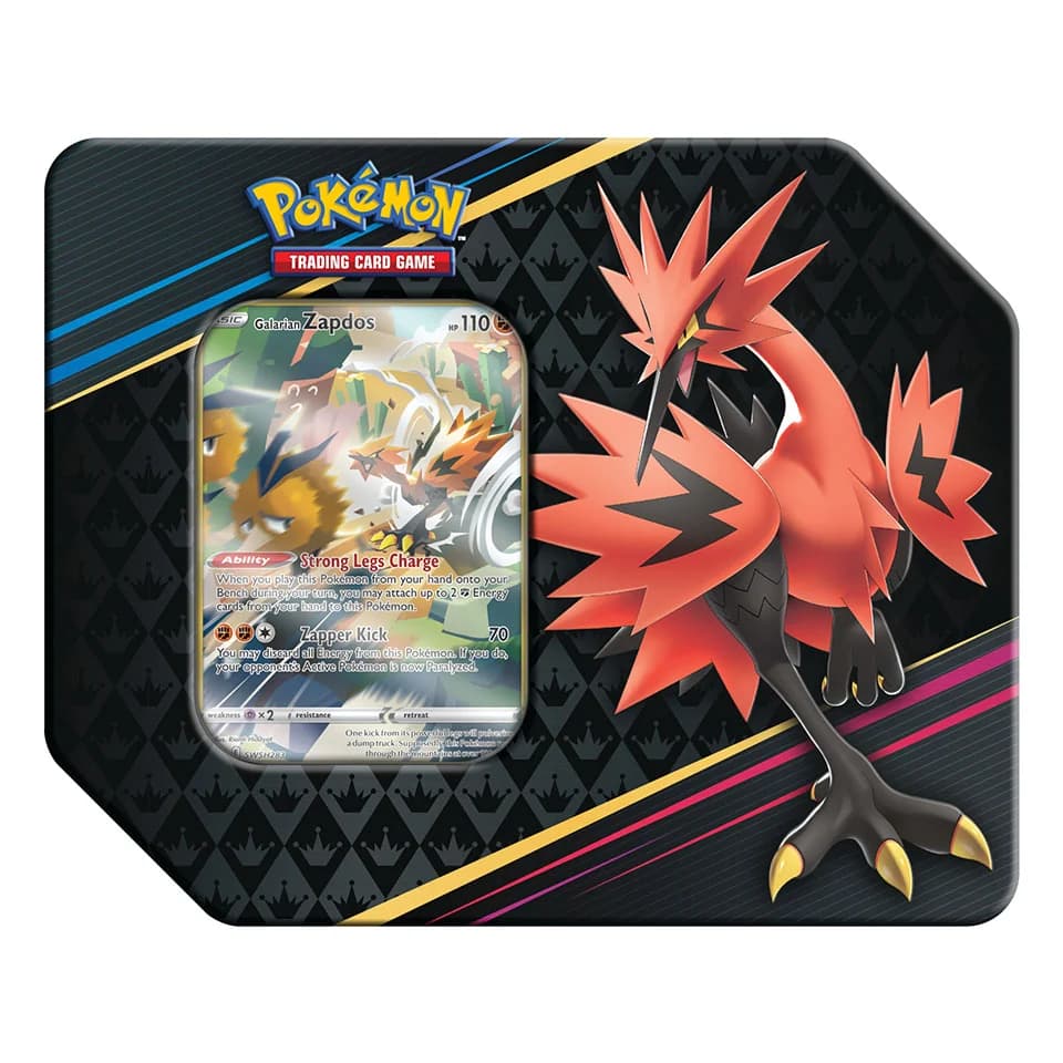 Zenit der Könige: Galarian Zapdos Tin (US Version)