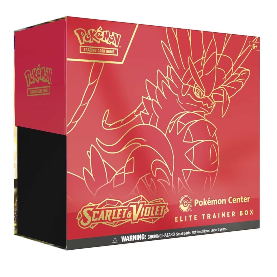 Karmesin & Purpur Koraidon Pokémon Center Top-Trainer-Box