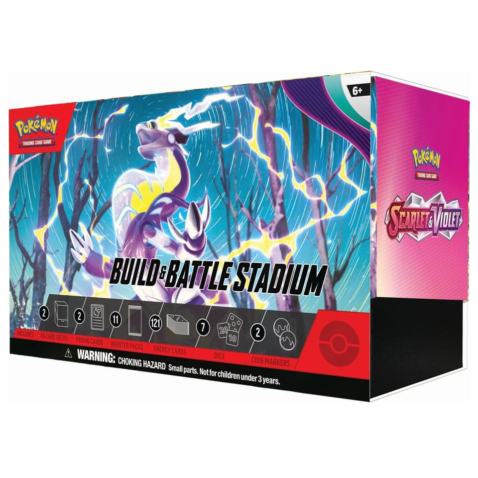 Karmesin & Purpur Build & Battle Stadium Box