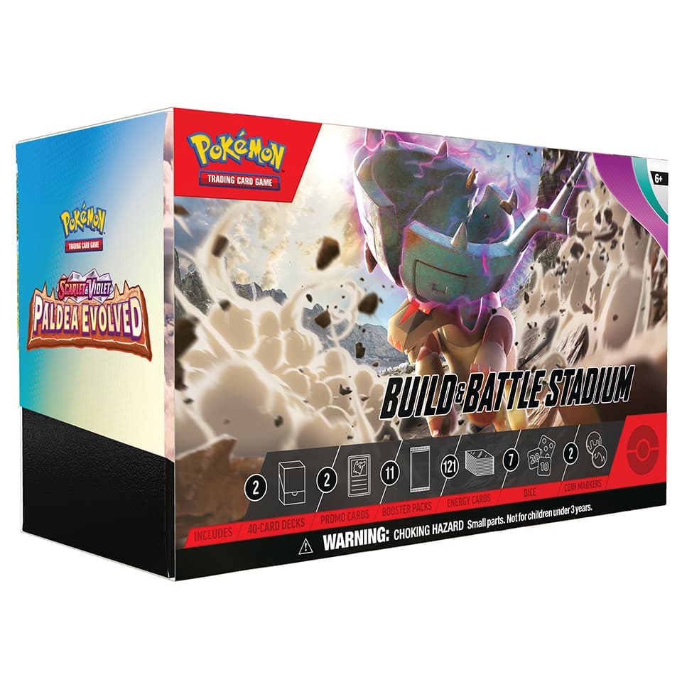 Entwicklungen in Paldea Build & Battle Stadium Box