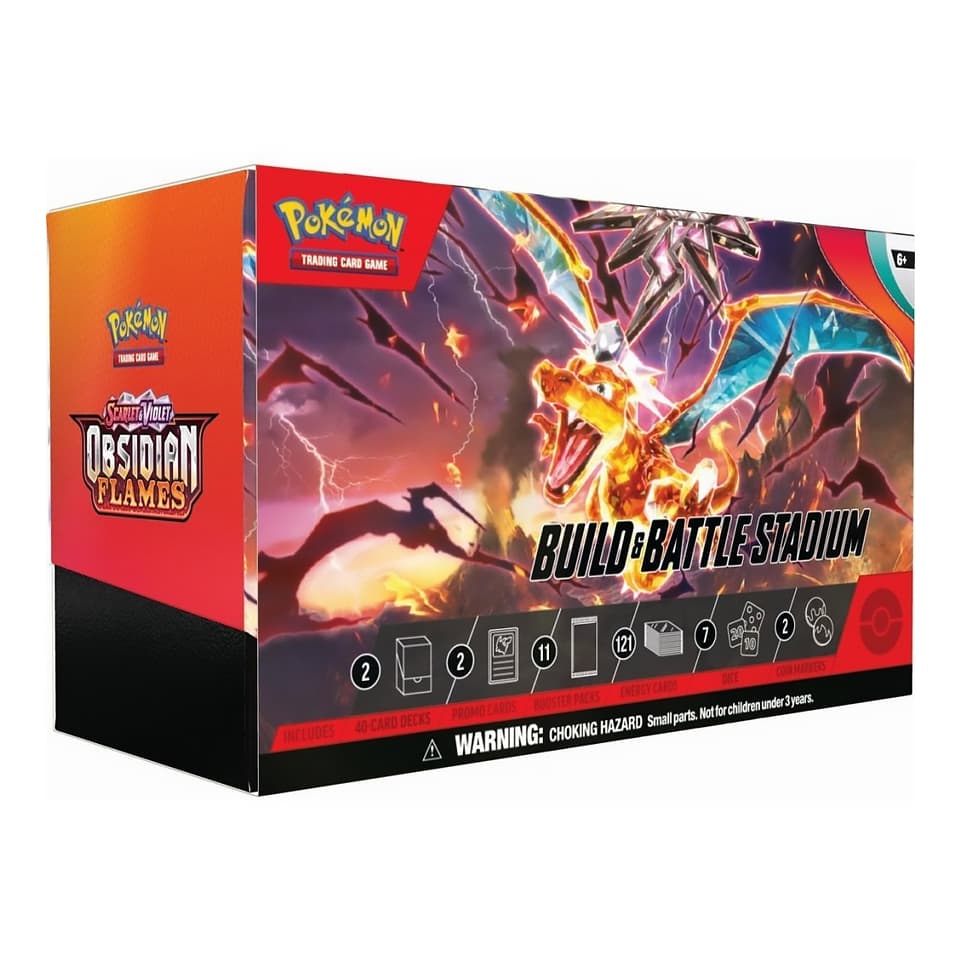 Obsidian Flammen Build & Battle Stadium Box